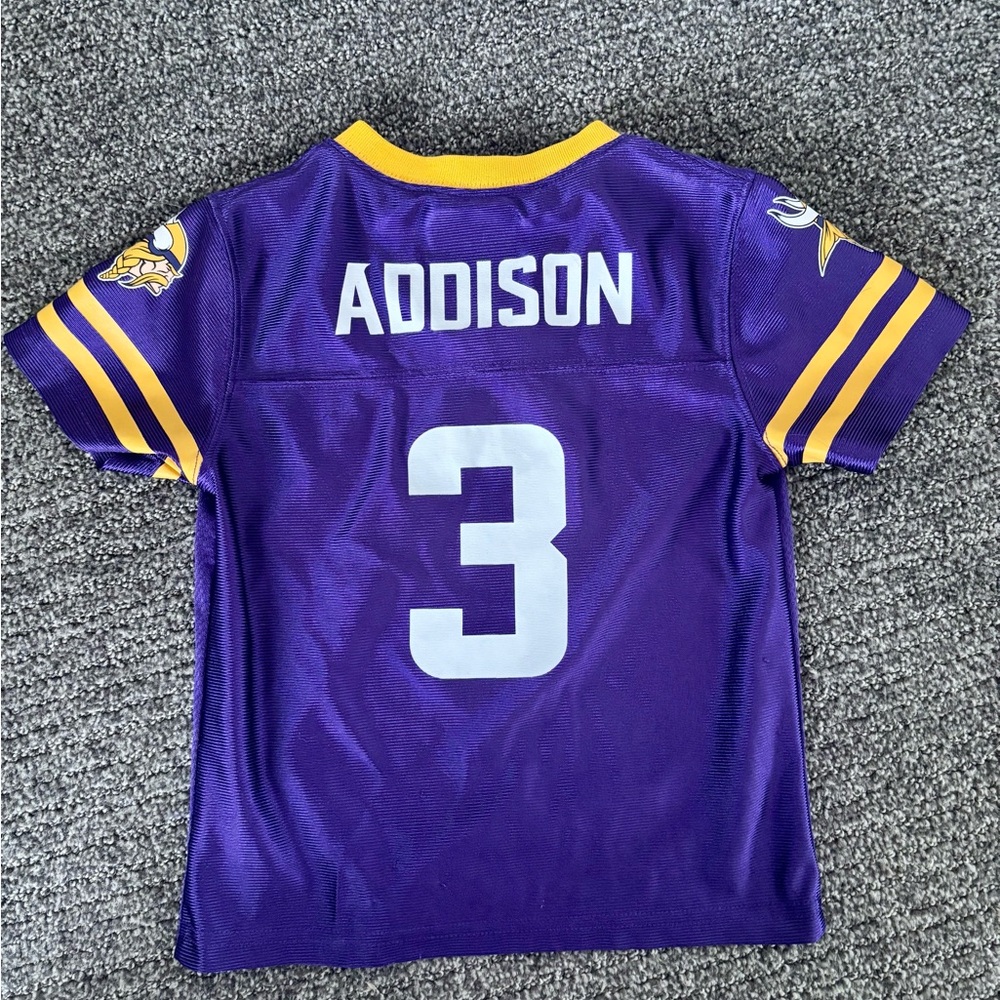 MN Vikings Jordan Addison Jersey - Picture 2 of 2